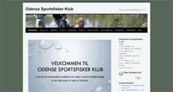 Desktop Screenshot of odensesportsfiskerklub.dk